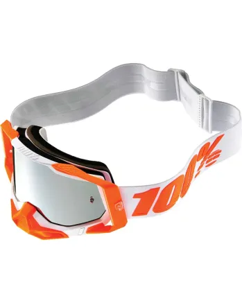 Мотокрос очила 100% RACECRAFT ORANGE SILVER FLASH