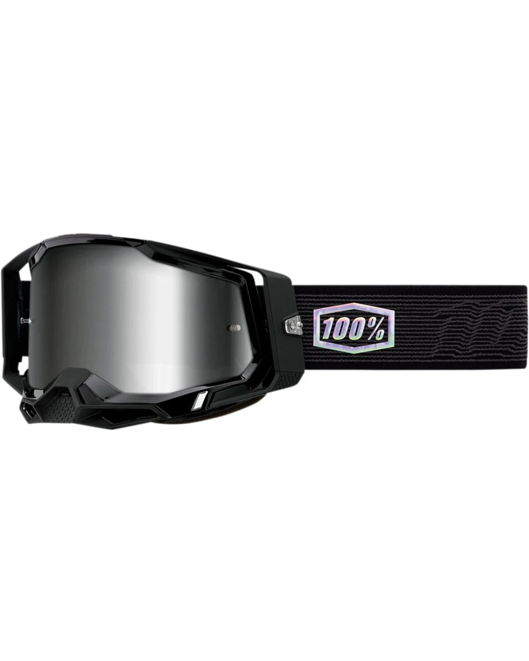 Мотокрос очила 100% RACECRAFT TOPO BLACK/SILVER MIRROR