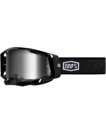 Мотокрос очила 100% RACECRAFT TOPO BLACK/SILVER MIRROR