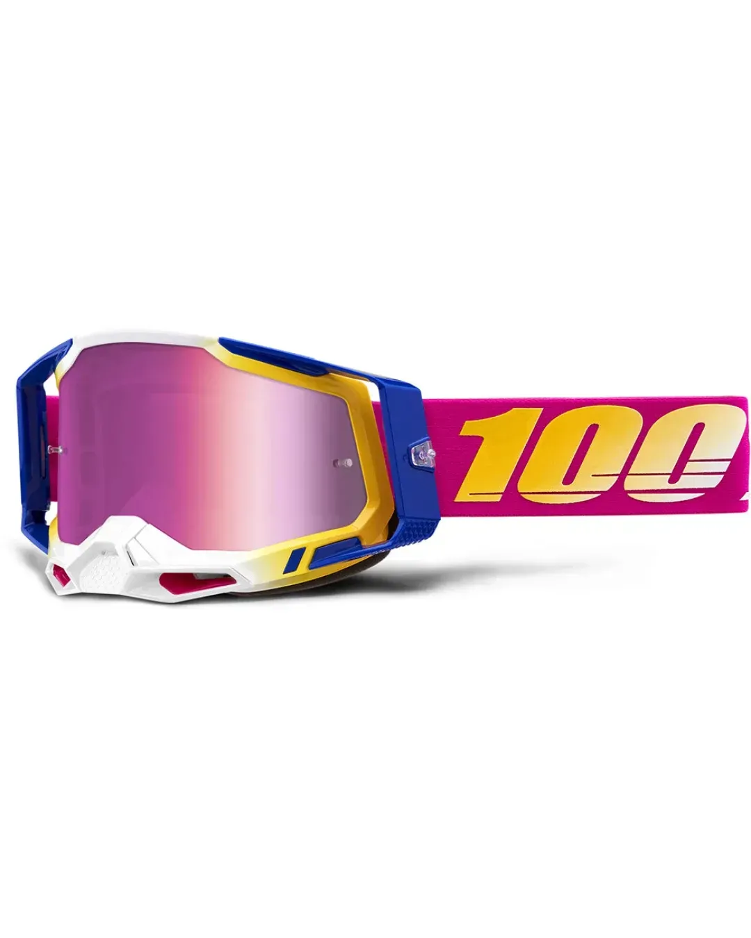 Мотокрос очила 100% RACECRAFT2 MISSION - MIRROR PINK