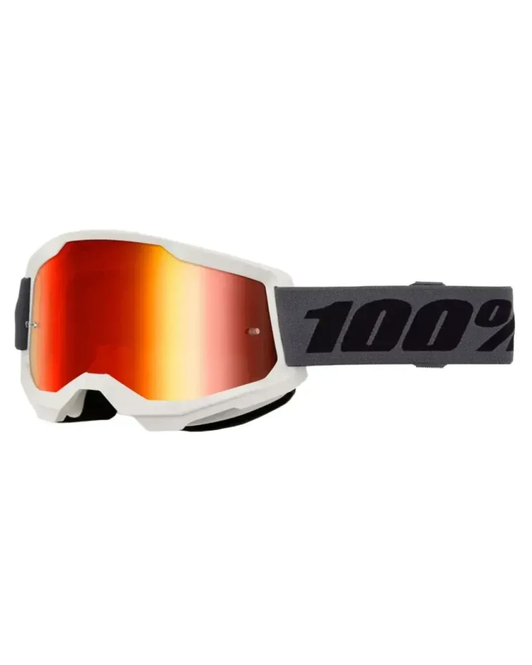 Мотокрос очила 100%  STRATA 2 GREY/RED MIRROR