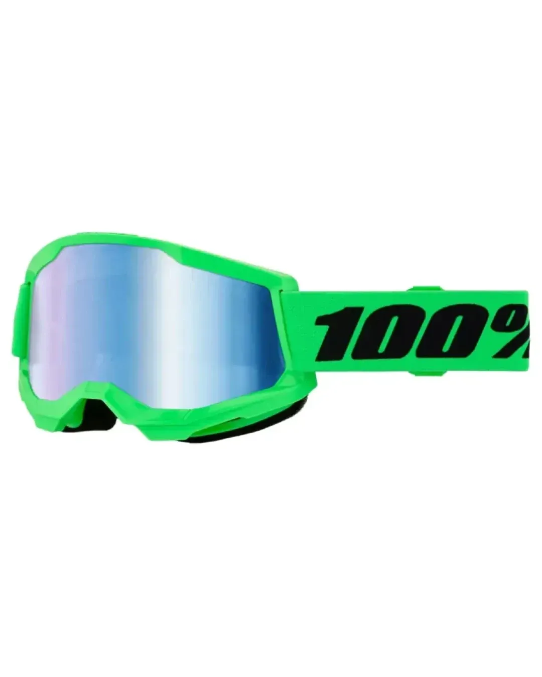Мотокрос очила 100%  STRATA 2 NEON GREEN/BLUE