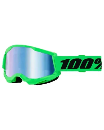 Мотокрос очила 100%  STRATA 2 NEON GREEN/BLUE