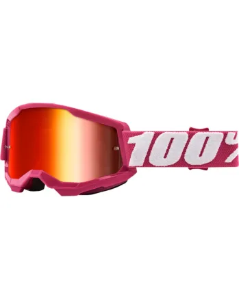 Мотокрос очила 100% STRATA2 FLETCHER MIRROR RED