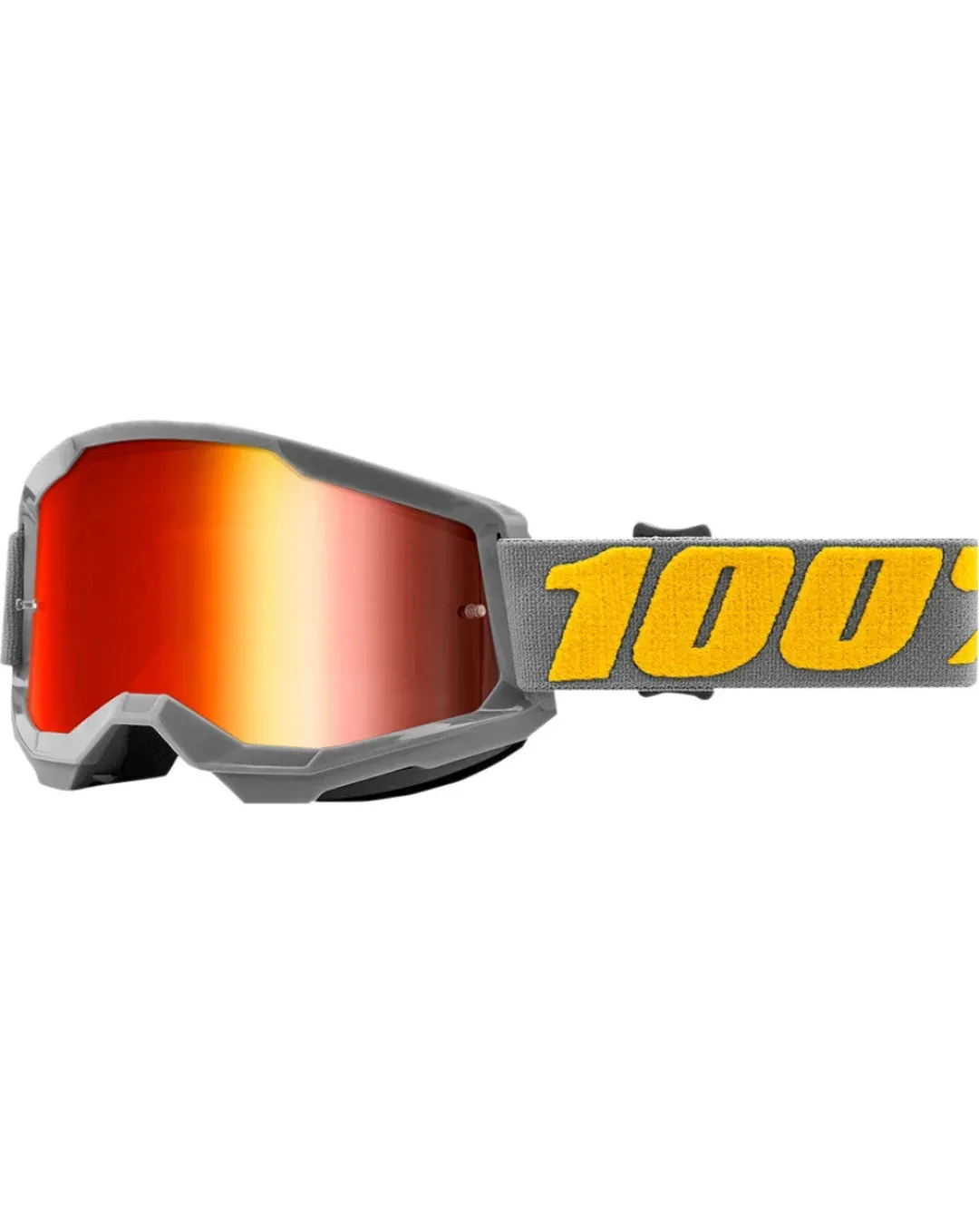 Мотокрос очила 100% STRATA2 IZIPIZI-MIRROR RED