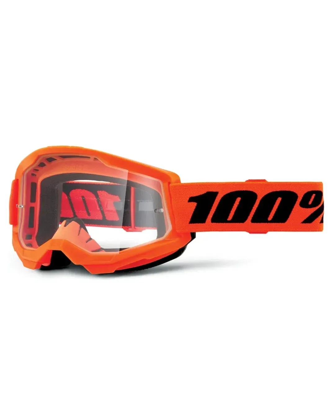 Мотокрос очила 100% STRATA2 NEON ORANGE 24