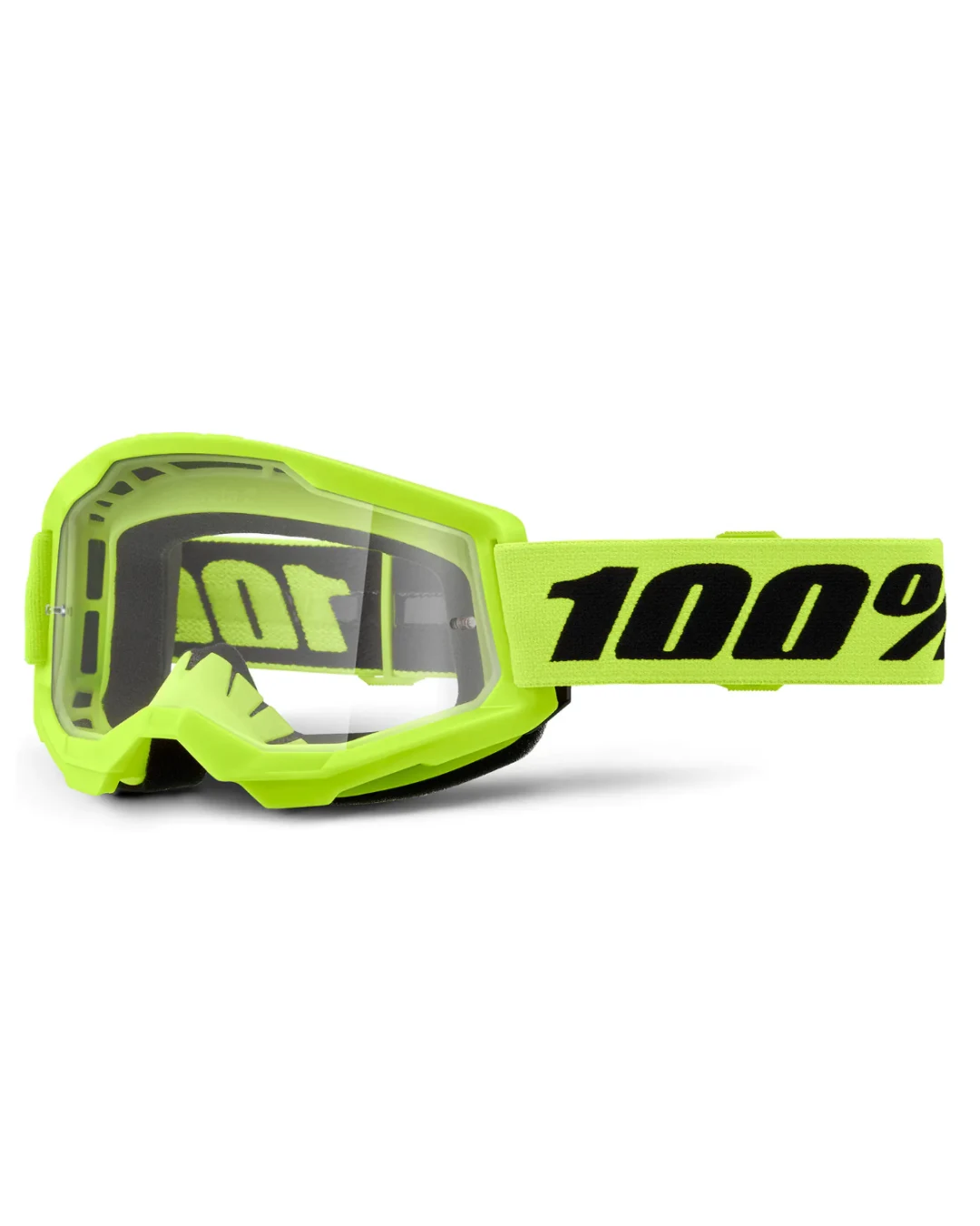 Мотокрос очила 100% STRATA2 NEON YELLOW 24