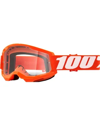 Мотокрос очила 100% STRATA2 ORANGE-CLEAR