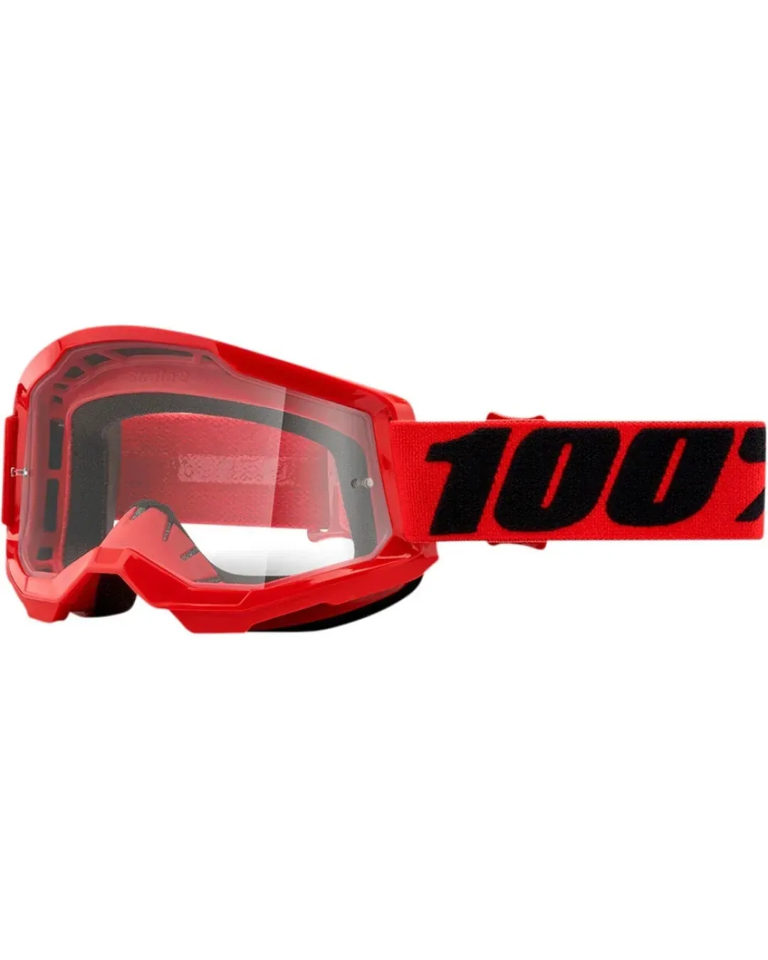 Мотокрос очила 100% STRATA2 RED-CLEAR