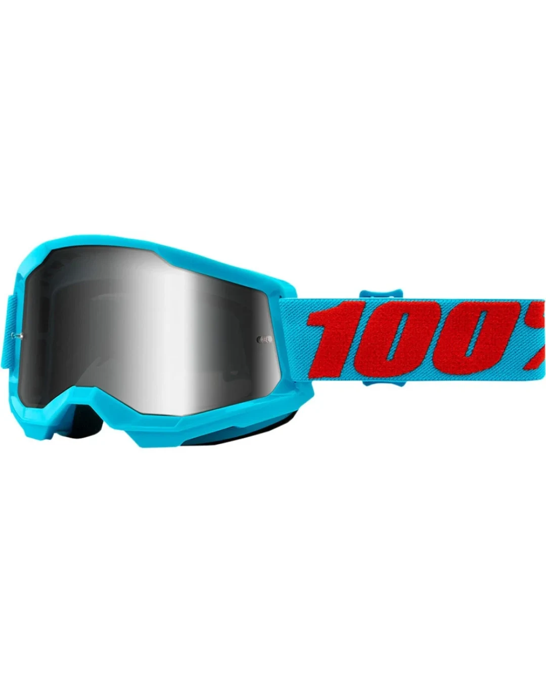 Мотокрос очила 100% STRATA2 SUMMIT-MIRROR SILVER