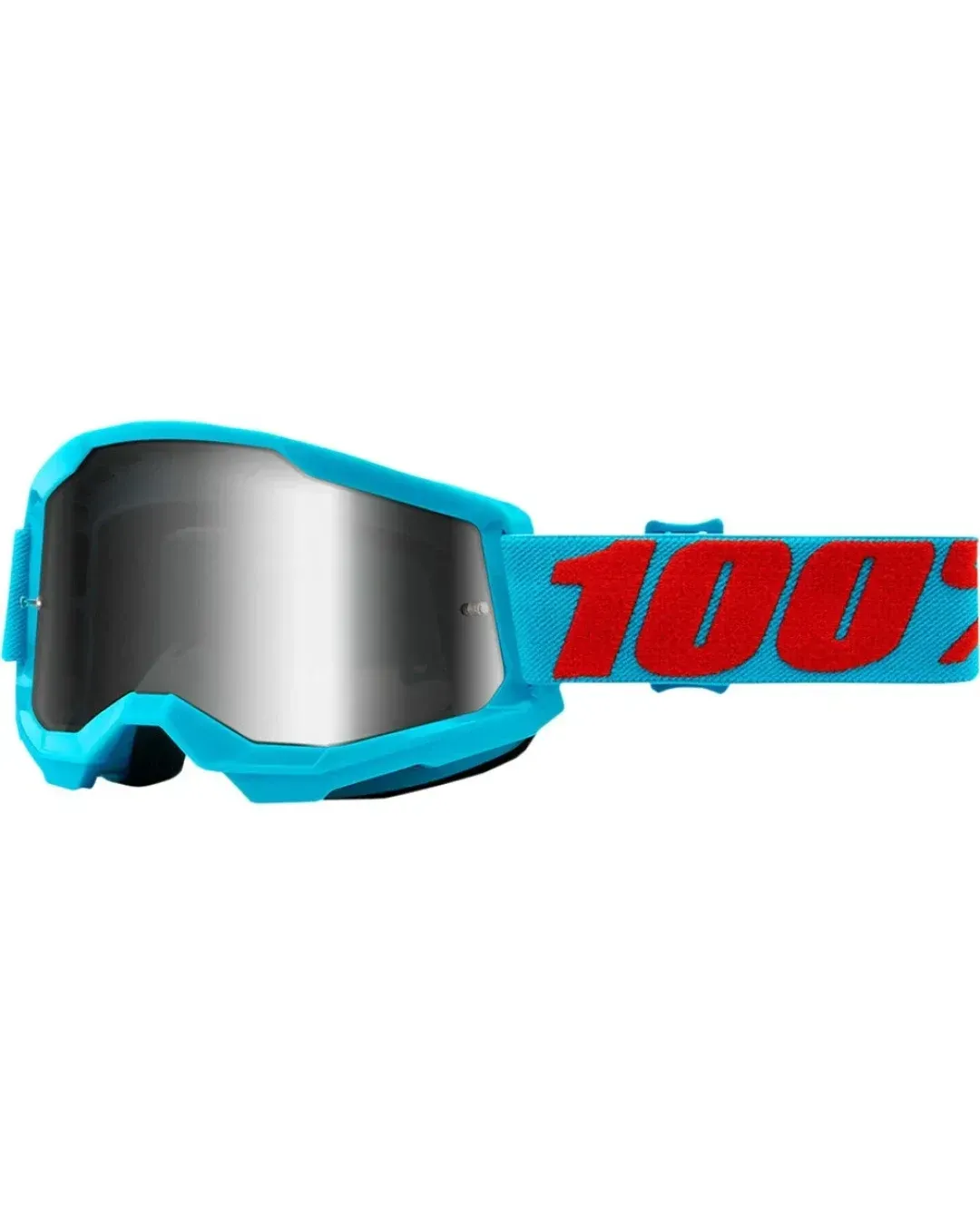 Мотокрос очила 100% STRATA2 SUMMIT-MIRROR SILVER
