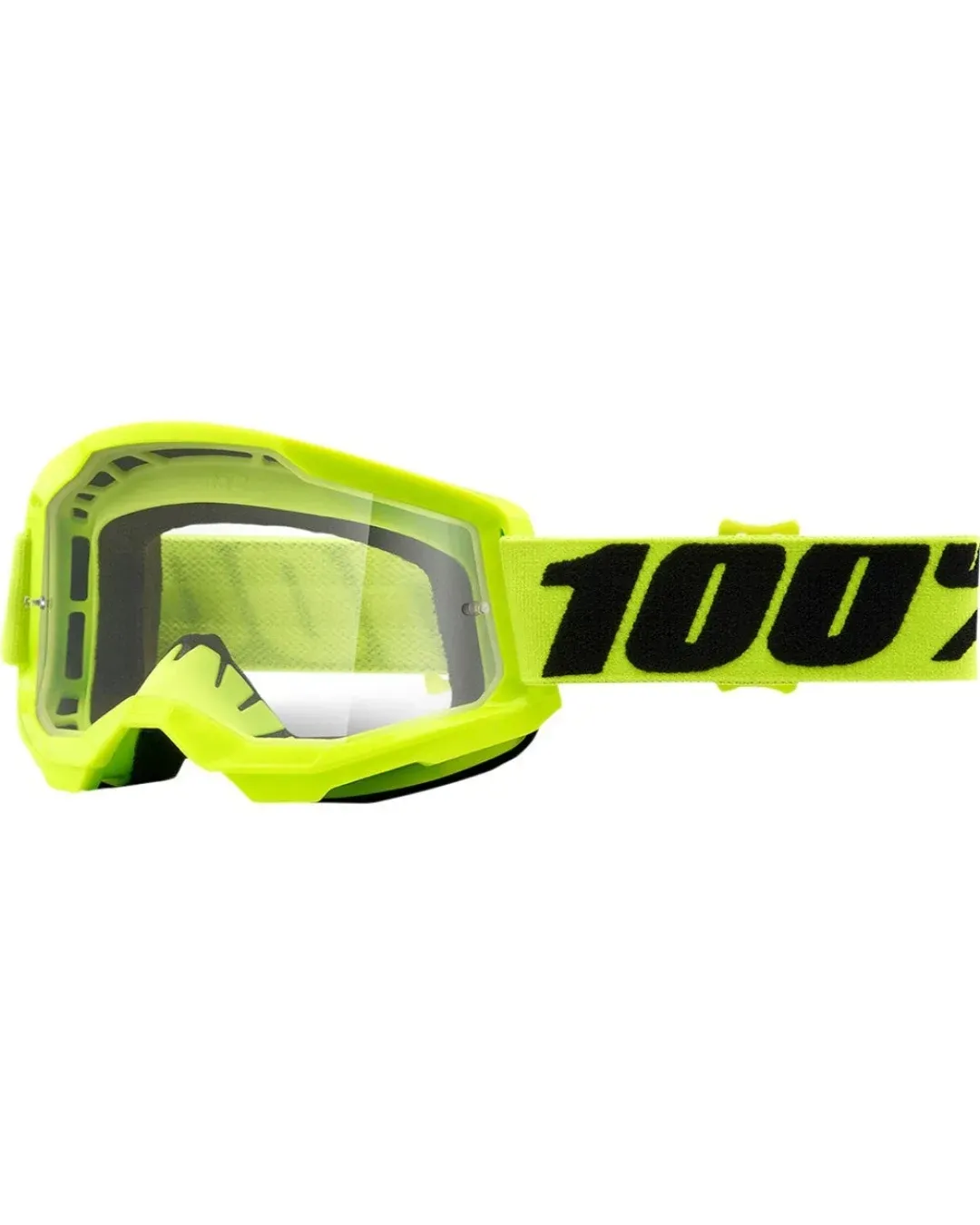 Мотокрос очила 100% STRATA2 YELLOW-CLEAR