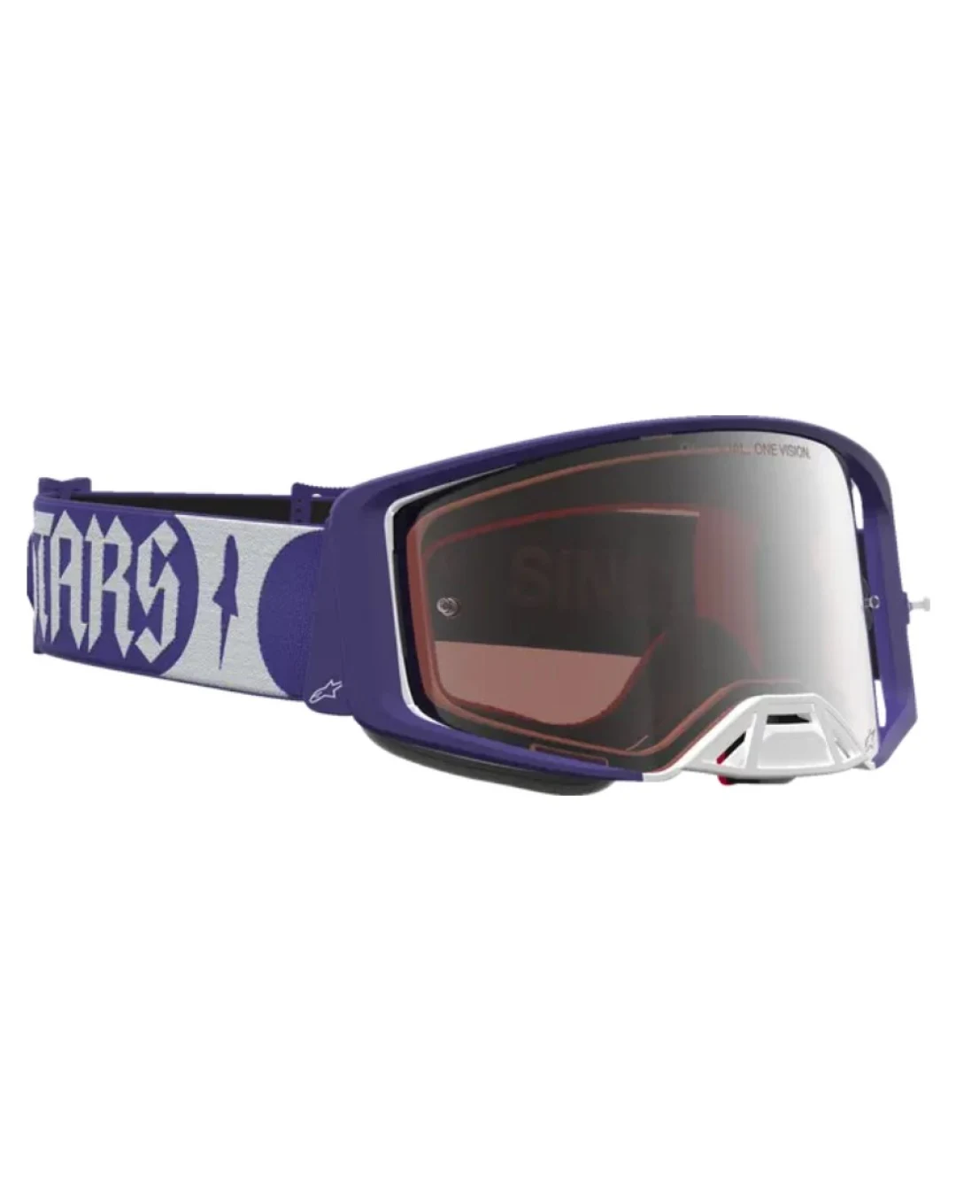 Мотокрос очила ALPINESTARS SUPERTECH ATROX DP BL WH MIRR-SILVER
