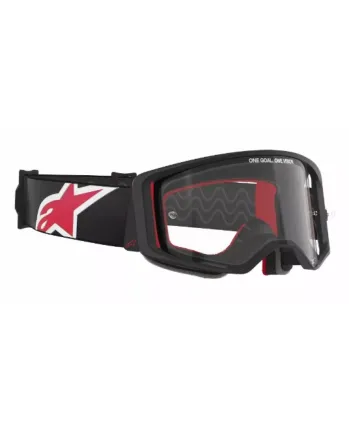 Мотокрос очила ALPINESTARS SUPERTECH CORP BLACK/RED CLEAR