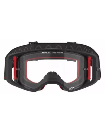 Мотокрос очила ALPINESTARS SUPERTECH CORP BLACK/RED CLEAR