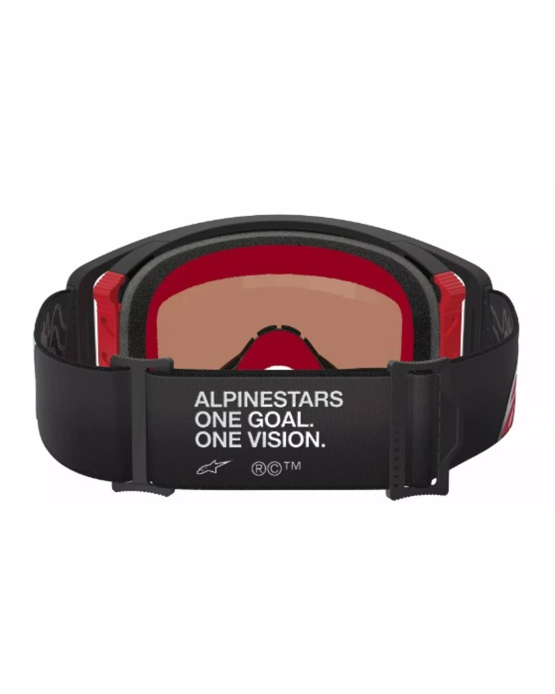 Мотокрос очила ALPINESTARS SUPERTECH CORP BLACK/RED MIRROR-SILVER