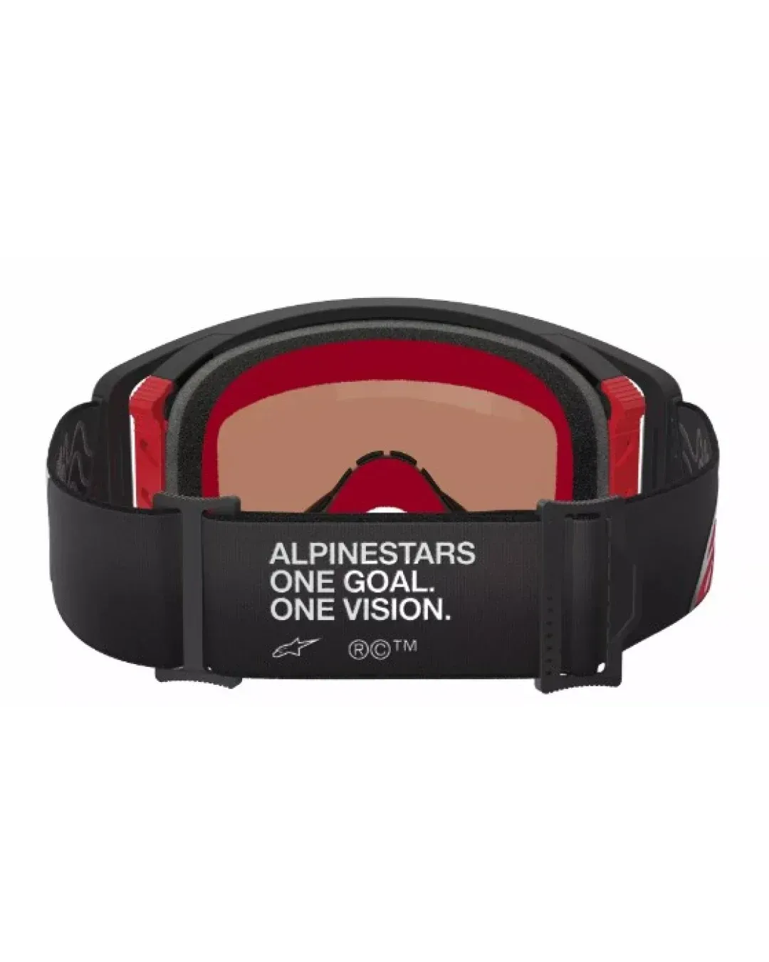 Мотокрос очила ALPINESTARS SUPERTECH CORP BLACK/RED MIRROR-SILVER