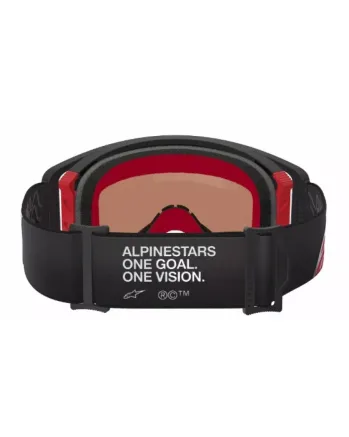 Мотокрос очила ALPINESTARS SUPERTECH CORP BLACK/RED MIRROR-SILVER