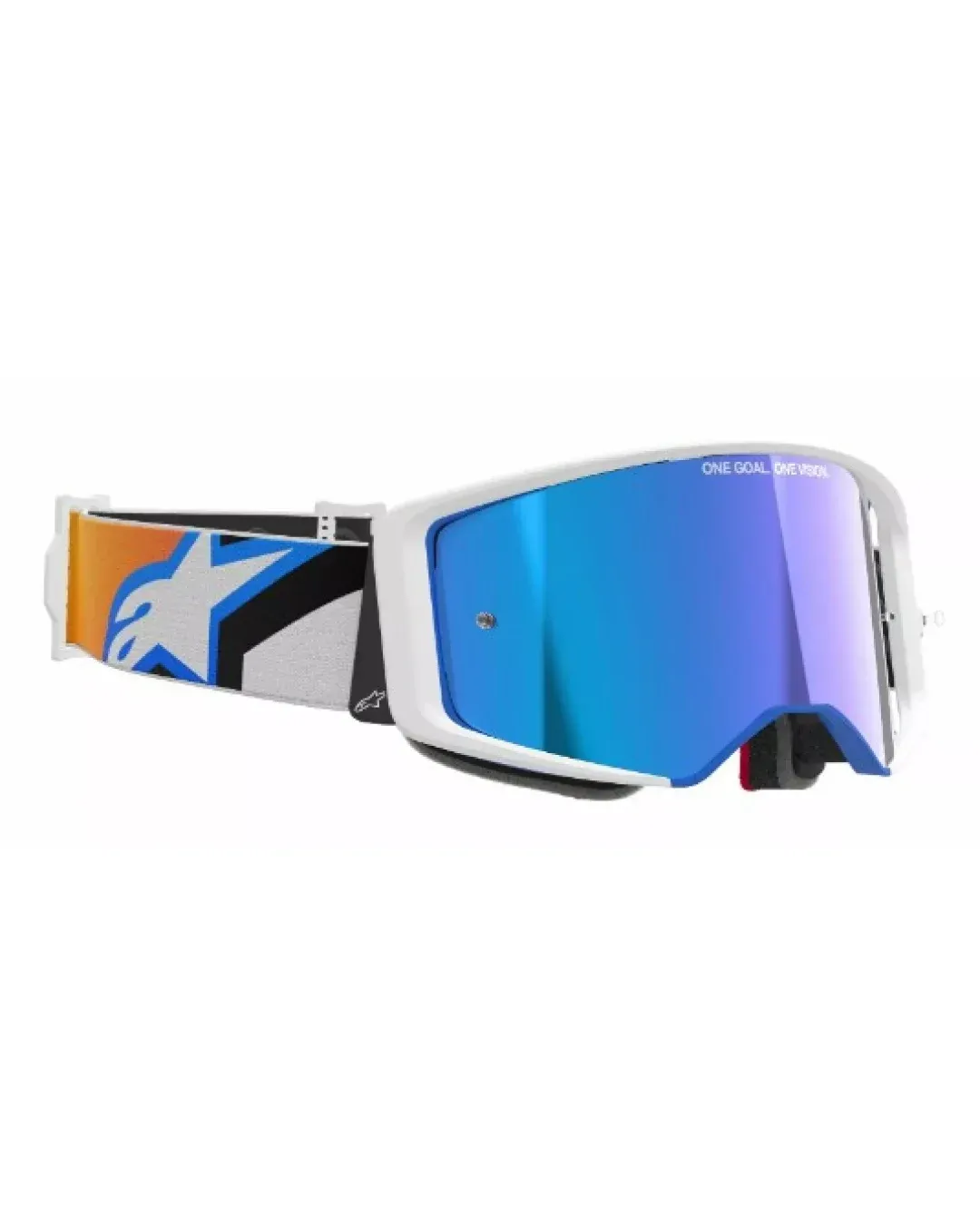 Мотокрос очила ALPINESTARS SUPERTECH CORP BLUE/OR MIRROR-BLUE