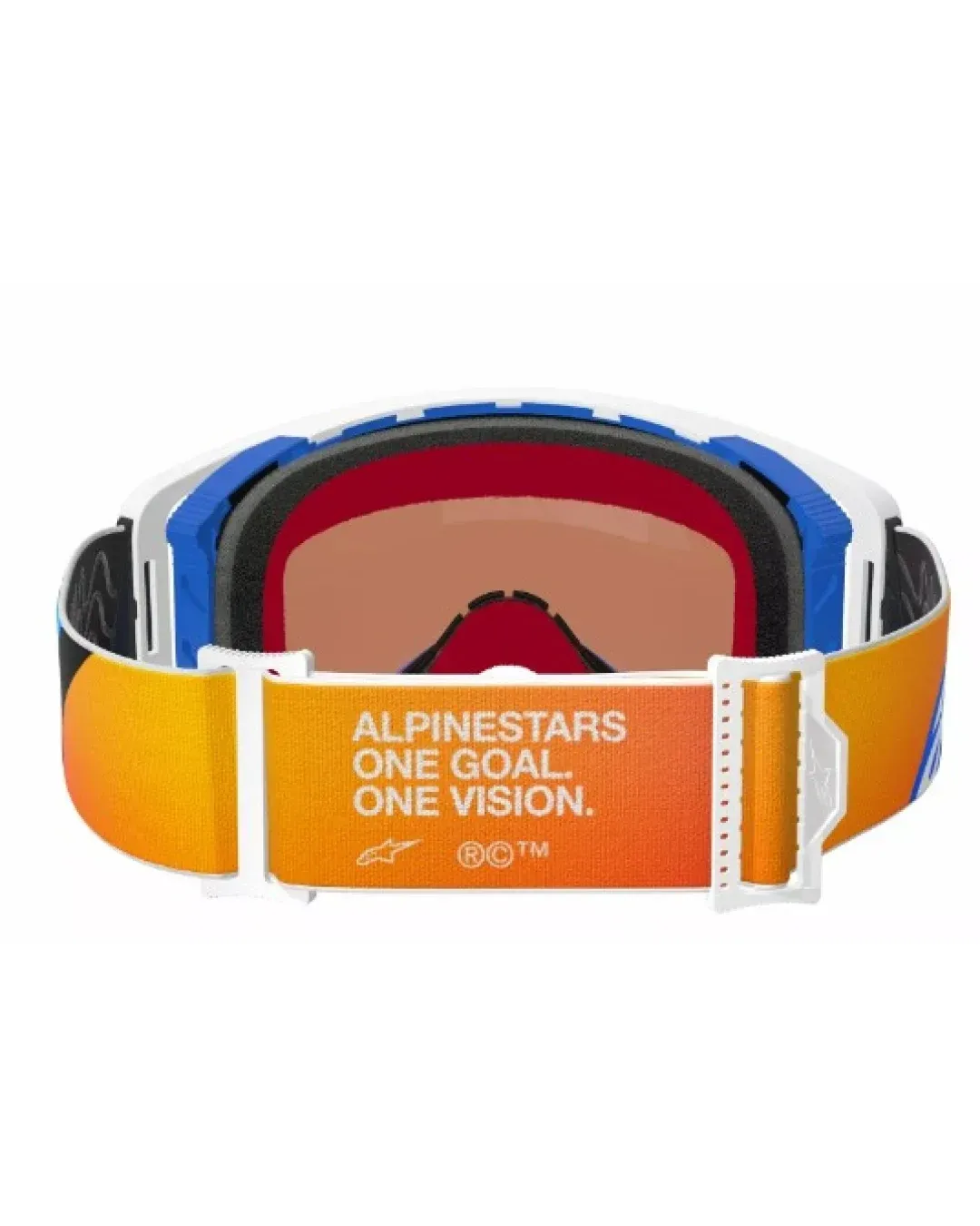Мотокрос очила ALPINESTARS SUPERTECH CORP BLUE/OR MIRROR-BLUE