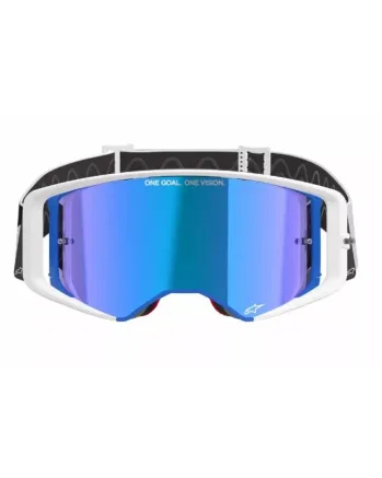 Мотокрос очила ALPINESTARS SUPERTECH CORP BLUE/OR MIRROR-BLUE