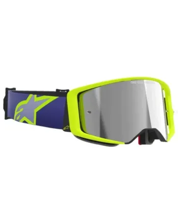 Мотокрос очила ALPINESTARS SUPERTECH CORP PURPLE/YL MIRROR-SIL