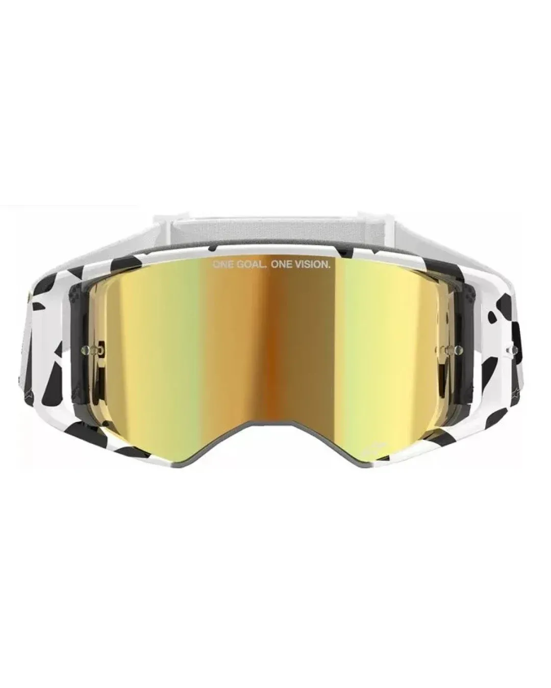 Мотокрос очила ALPINESTARS SUPERTECH CORP WHT/GLD MIRROR-GLD