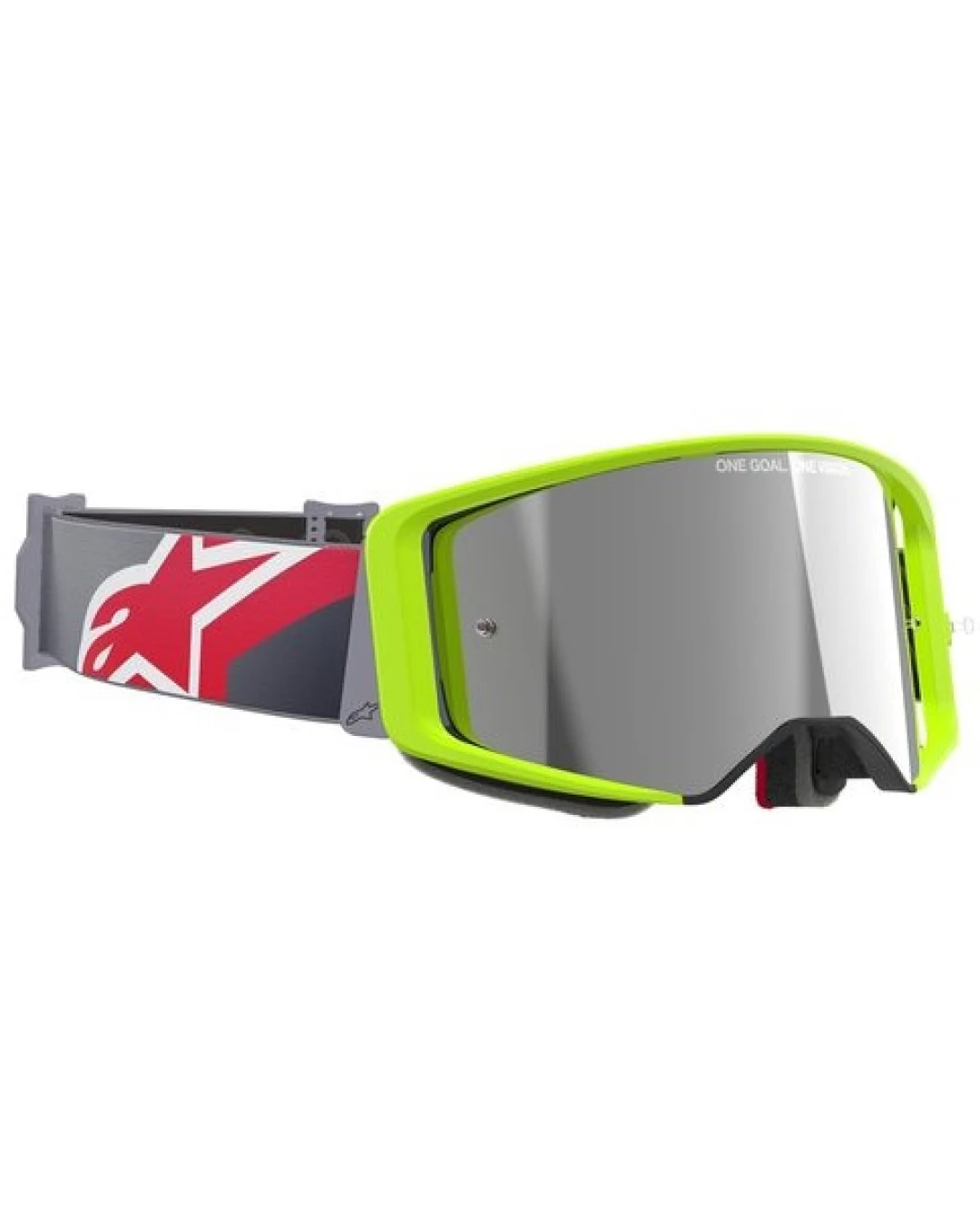 Мотокрос очила ALPINESTARS SUPERTECH CORP YELLOW FLUO Red/ Mirror SILVER