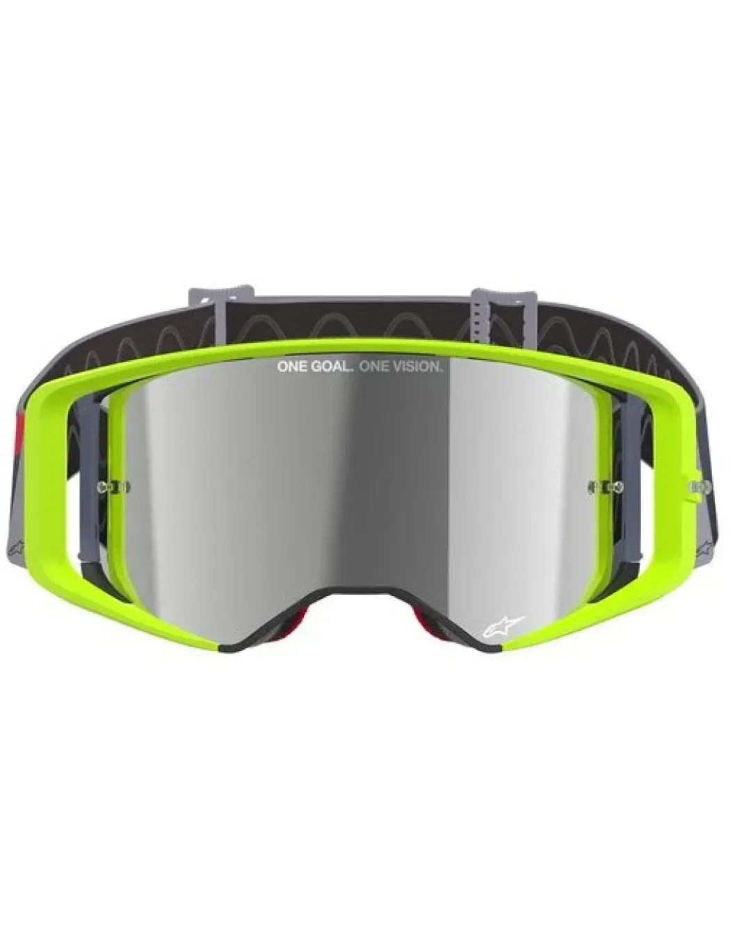 Мотокрос очила ALPINESTARS SUPERTECH CORP YELLOW FLUO Red/ Mirror SILVER