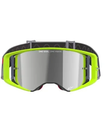 Мотокрос очила ALPINESTARS SUPERTECH CORP YELLOW FLUO Red/ Mirror SILVER