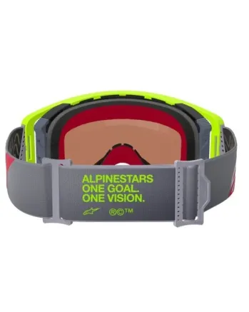 Мотокрос очила ALPINESTARS SUPERTECH CORP YELLOW FLUO Red/ Mirror SILVER