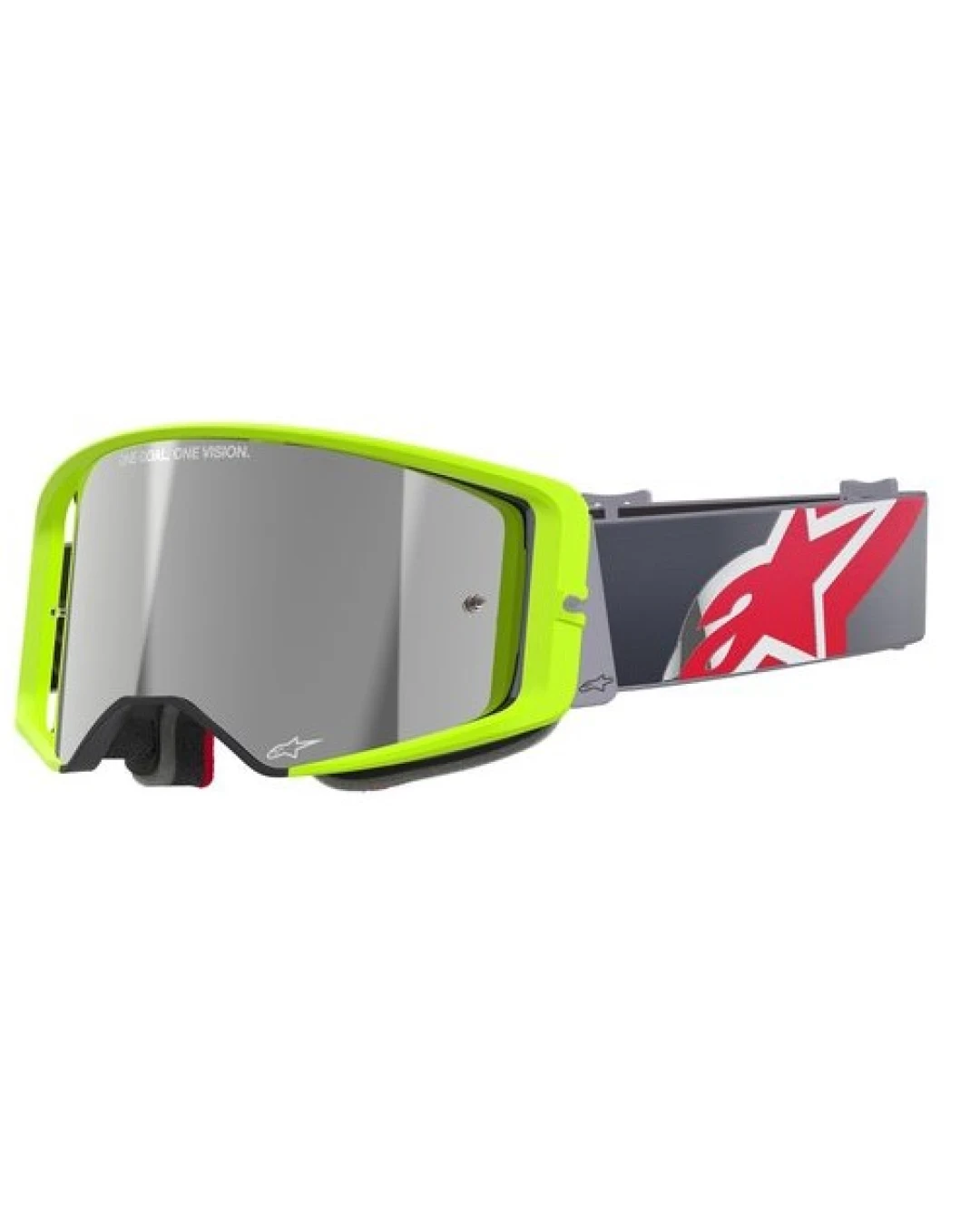 Мотокрос очила ALPINESTARS SUPERTECH CORP YELLOW FLUO Red/ Mirror SILVER