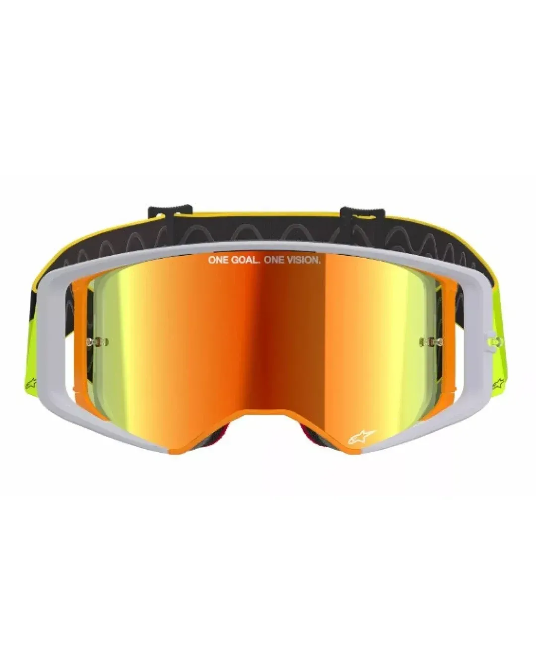 Мотокрос очила ALPINESTARS SUPERTECH CORP YLW/GREY MIRROR-RED