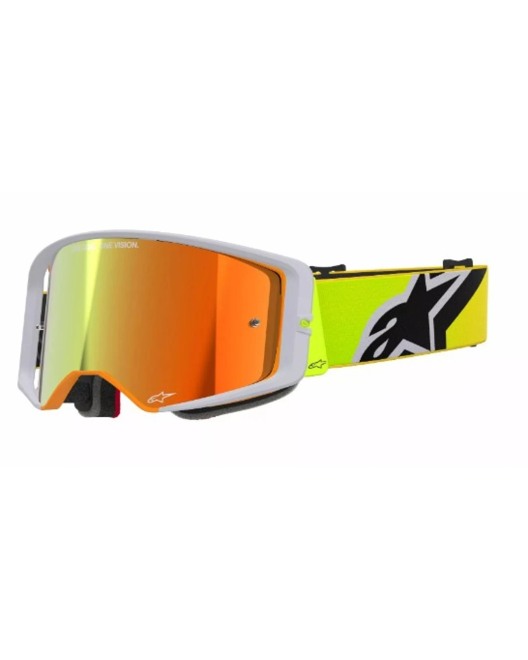 Мотокрос очила ALPINESTARS SUPERTECH CORP YLW/GREY MIRROR-RED