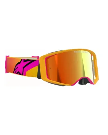 Мотокрос очила ALPINESTARS SUPERTECH CORP YLW/PNK MIRROR-RED