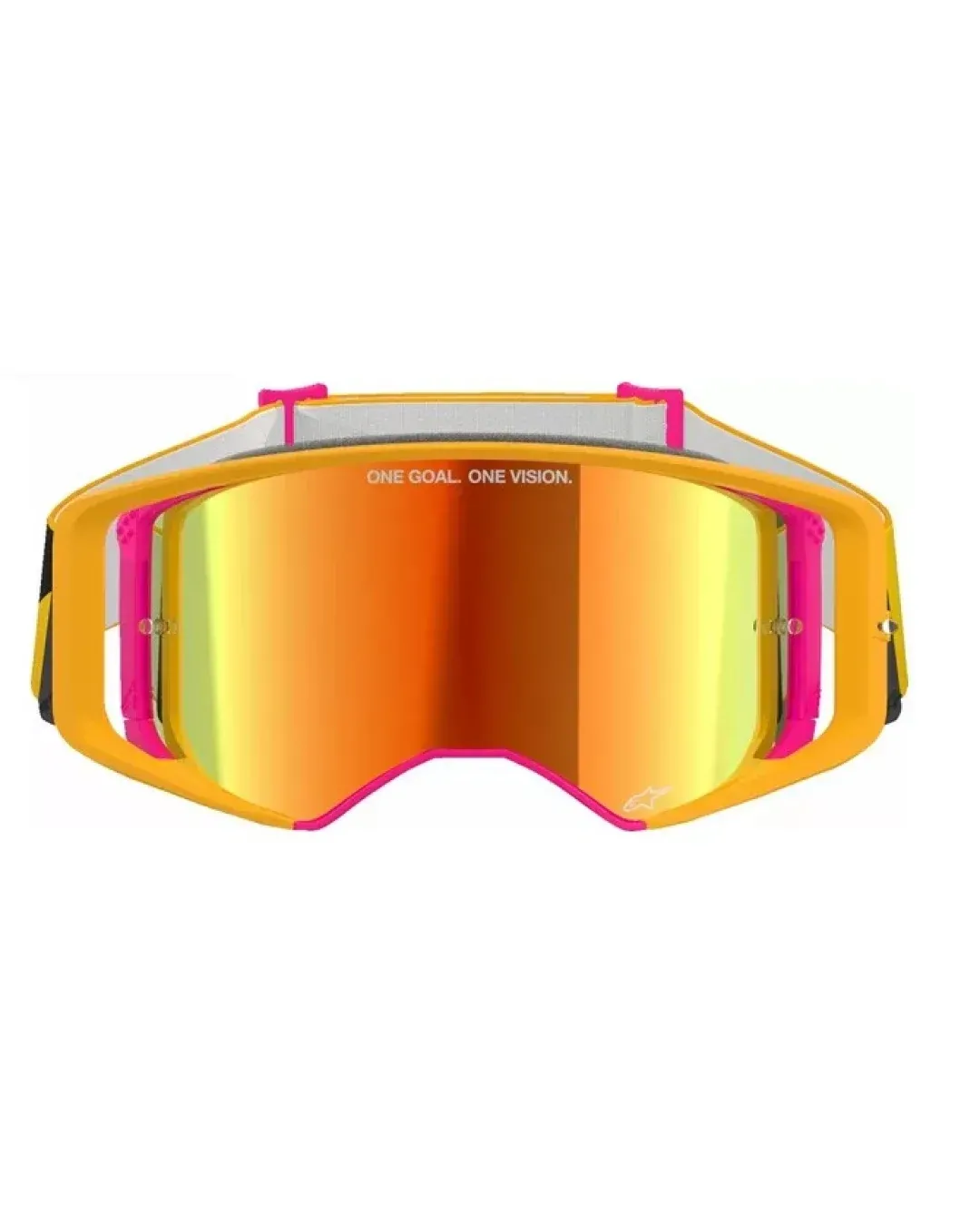 Мотокрос очила ALPINESTARS SUPERTECH CORP YLW/PNK MIRROR-RED