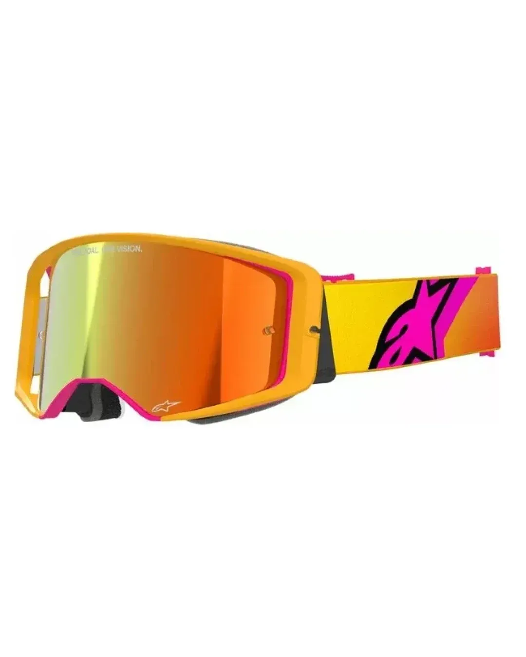 Мотокрос очила ALPINESTARS SUPERTECH CORP YLW/PNK MIRROR-RED
