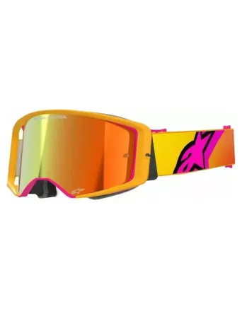 Мотокрос очила ALPINESTARS SUPERTECH CORP YLW/PNK MIRROR-RED