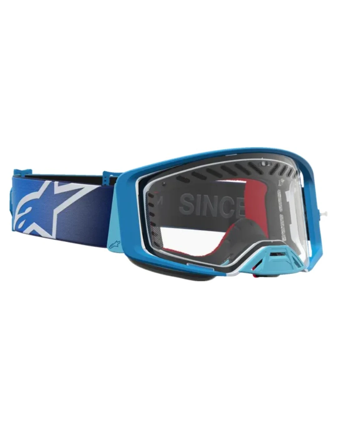 Мотокрос очила ALPINESTARS SUPERTECH DURA AIR FLUID BLUE FADE/SIL/CLR