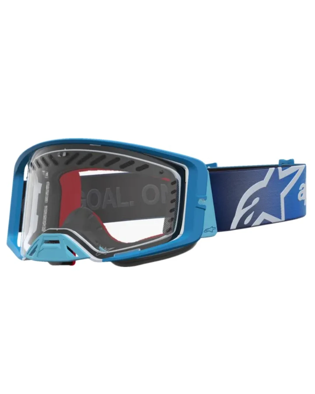 Мотокрос очила ALPINESTARS SUPERTECH DURA AIR FLUID BLUE FADE/SIL/CLR