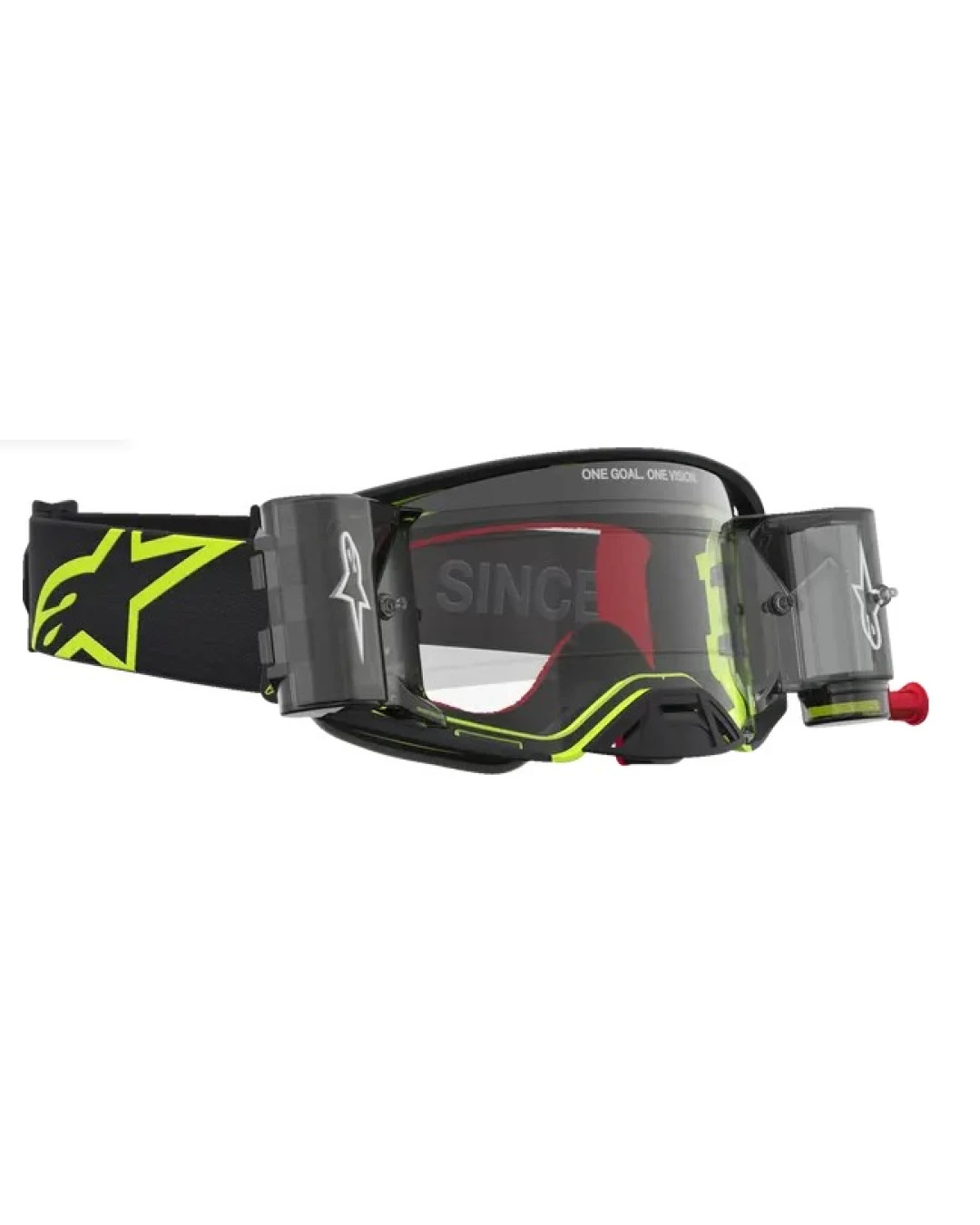 Мотокрос очила ALPINESTARS SUPERTECH FIRMA ROLL OFF BLK YEL FLO CLEAR