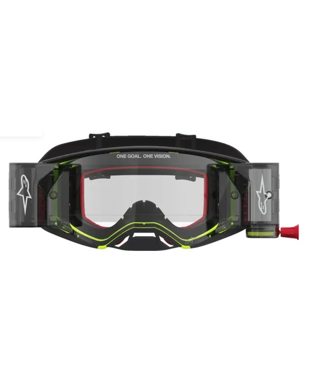 Мотокрос очила ALPINESTARS SUPERTECH FIRMA ROLL OFF BLK YEL FLO CLEAR