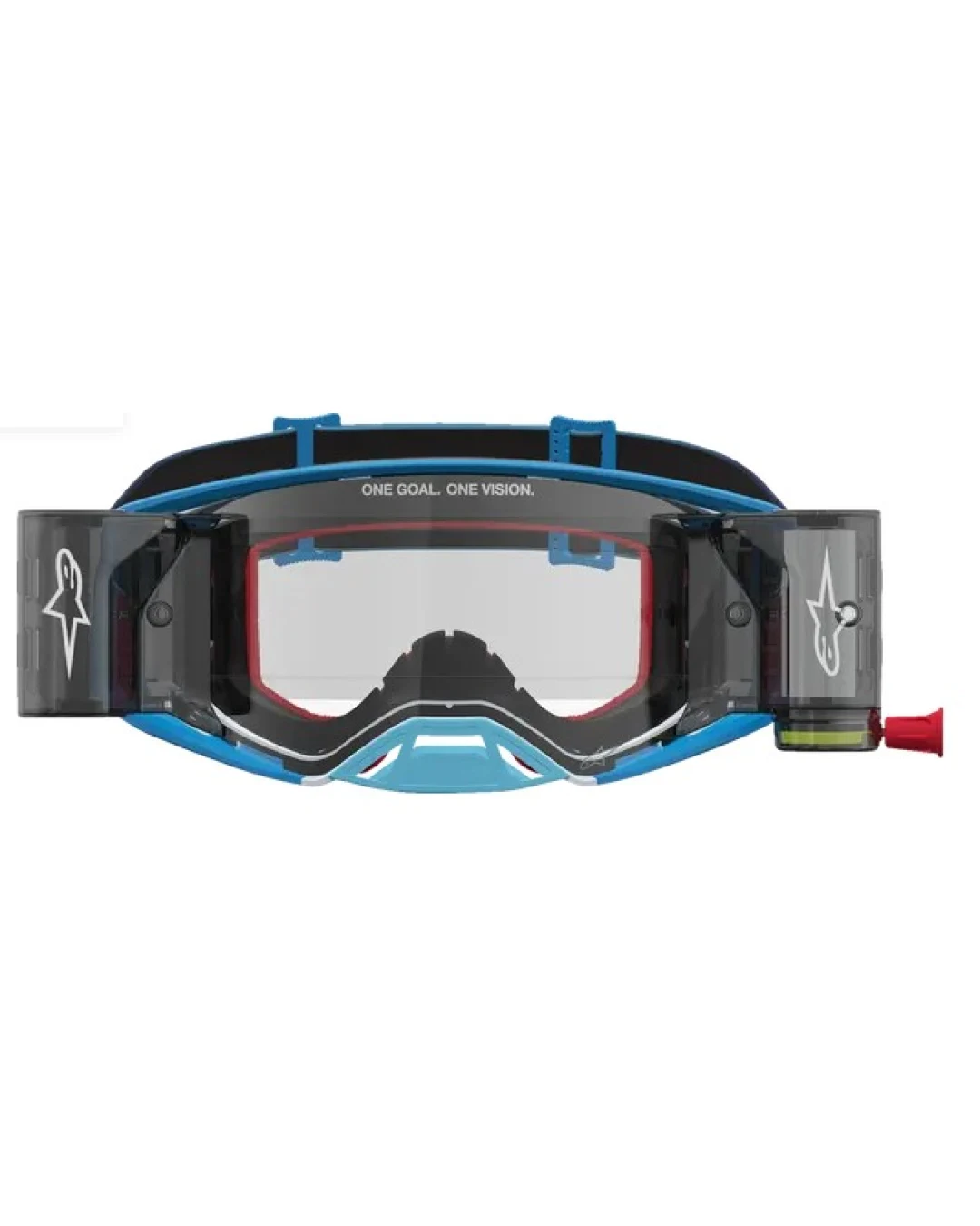 Мотокрос очила ALPINESTARS SUPERTECH FIRMA ROLL OFF BLU/SIL/CLR