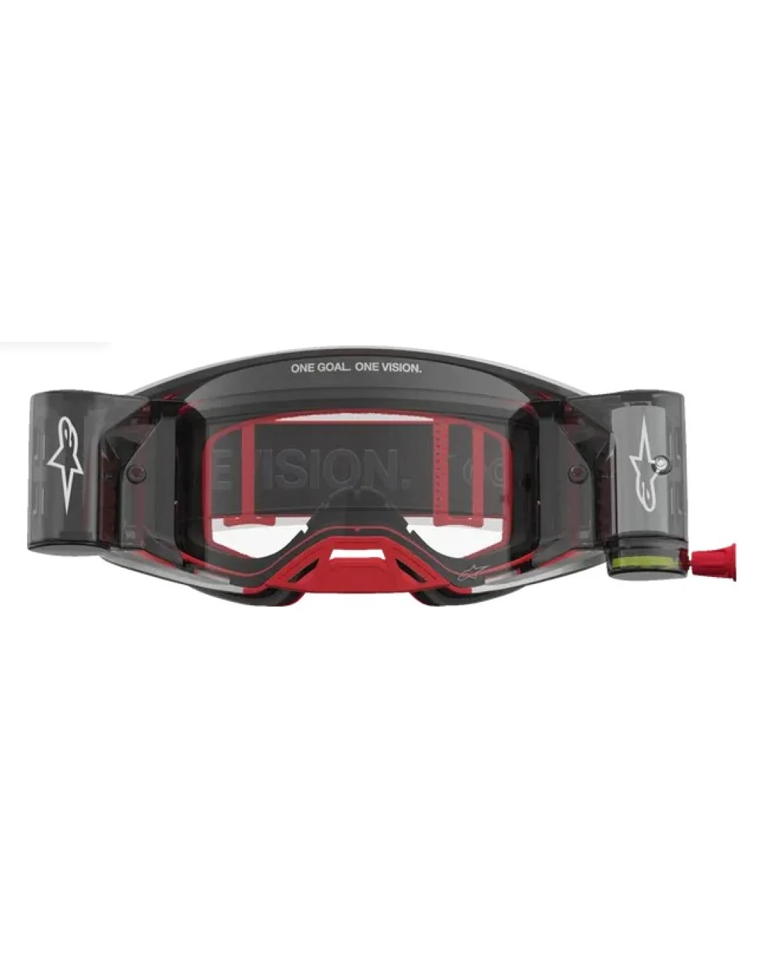 Мотокрос очила ALPINESTARS SUPERTECH FIRMA ROLL OFF RED/SIL/CLR
