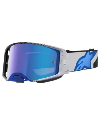 Мотокрос очила ALPINESTARS SUPERTECH HITEN BLK BLITHE BLU MIRROR-BLUE