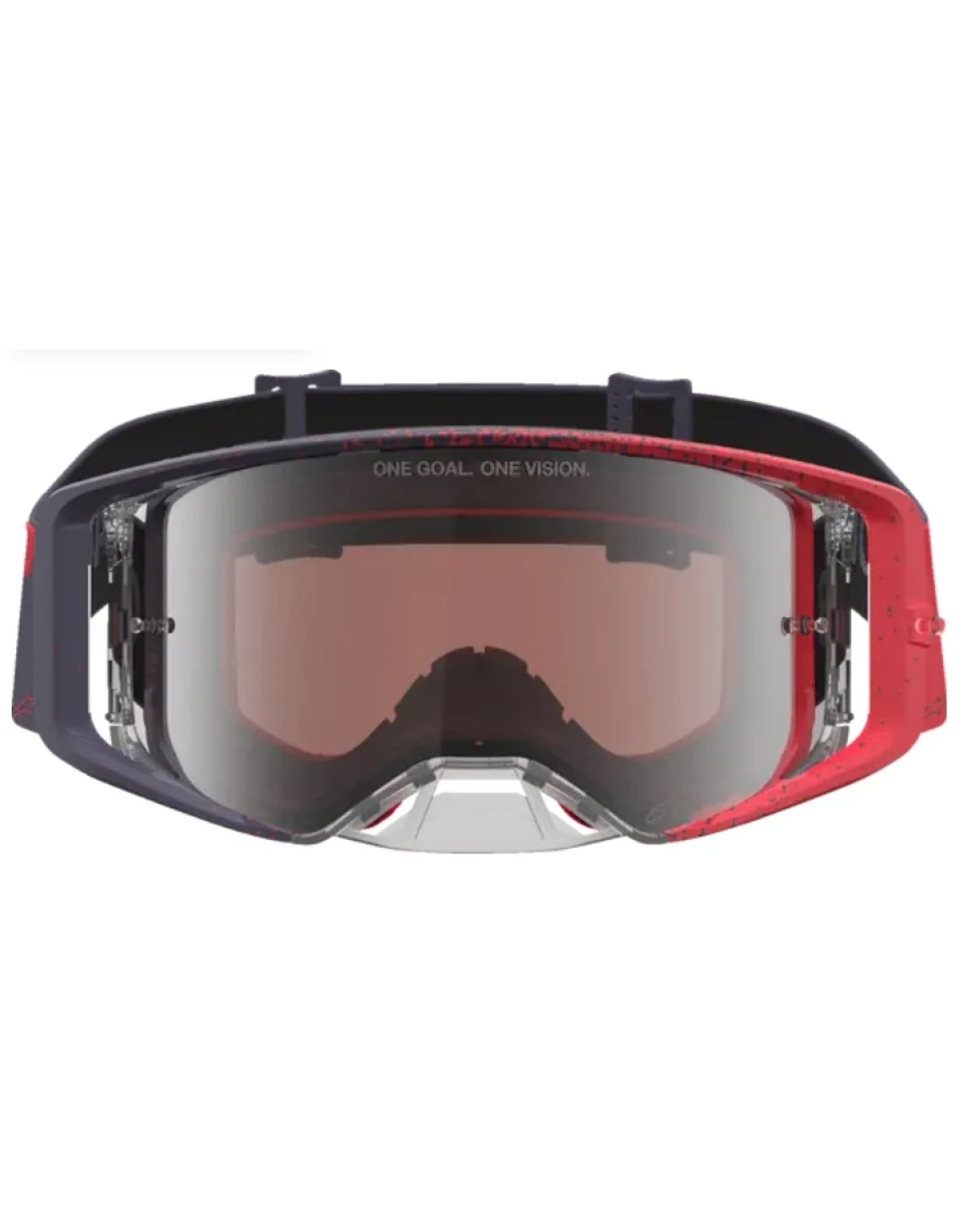 Мотокрос очила ALPINESTARS SUPERTECH HITEN BLK RED MIR MIRROR-SILVER