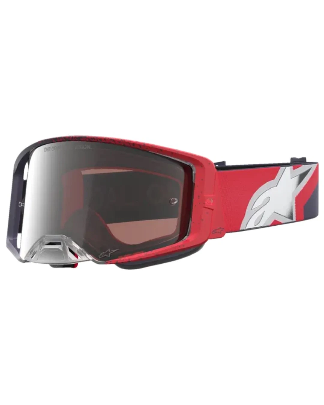 Мотокрос очила ALPINESTARS SUPERTECH HITEN BLK RED MIR MIRROR-SILVER
