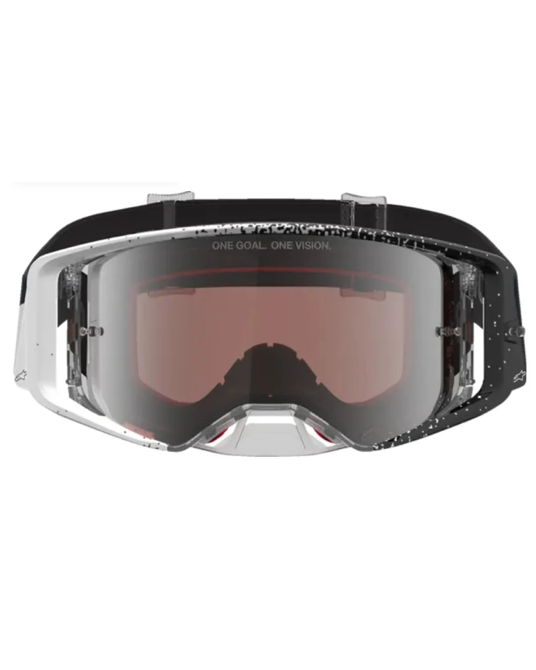 Мотокрос очила ALPINESTARS SUPERTECH HITEN WHT BLACK MIRROR-SILVER