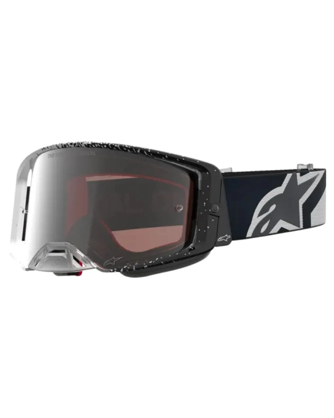 Мотокрос очила ALPINESTARS SUPERTECH HITEN WHT BLACK MIRROR-SILVER