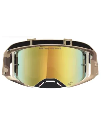 Мотокрос очила ALPINESTARS SUPERTECH LONE CAMO DESERT MIRROR-GLD
